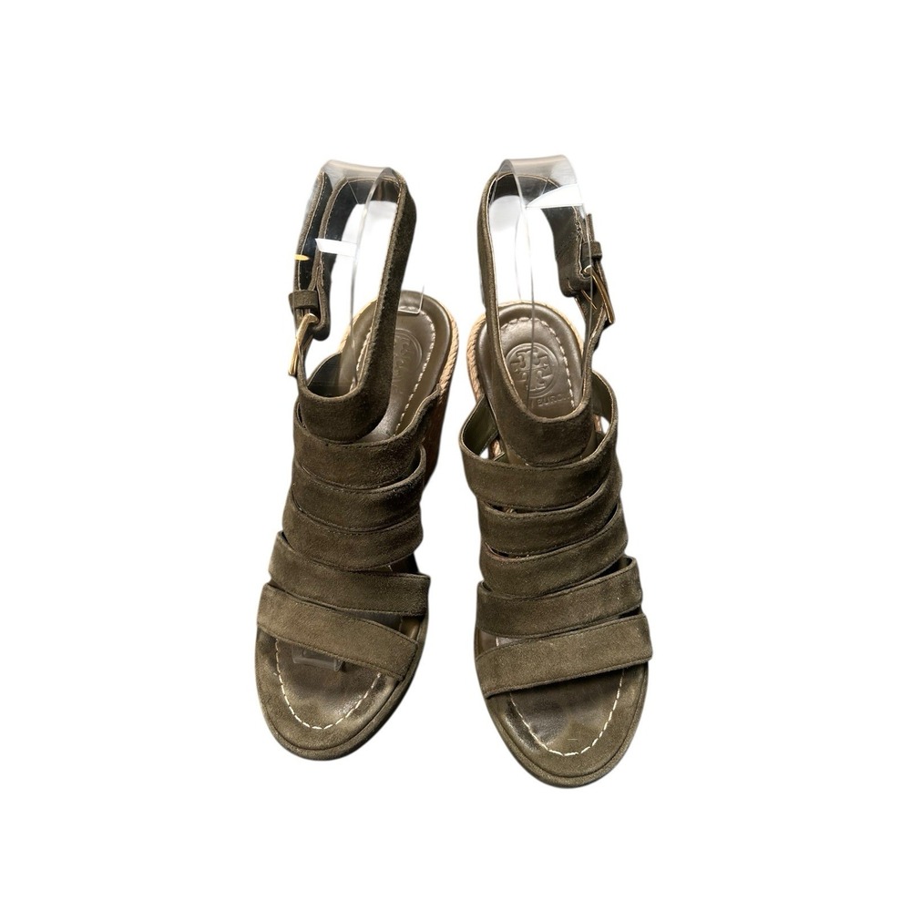 Tory Burch Olive Green Espadrilles